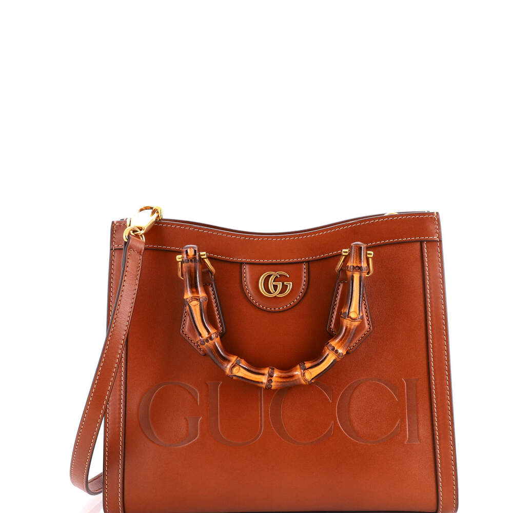 Gucci Small Diana NM Logo Bamboo Handle Tote